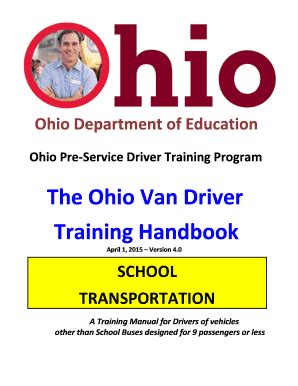 01% -0. . The ohio van driver training handbook answers